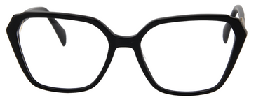 Afro Motif Women Eyeglasses: Yejide - Black - SpecSMART Eye Clinic (Front View)